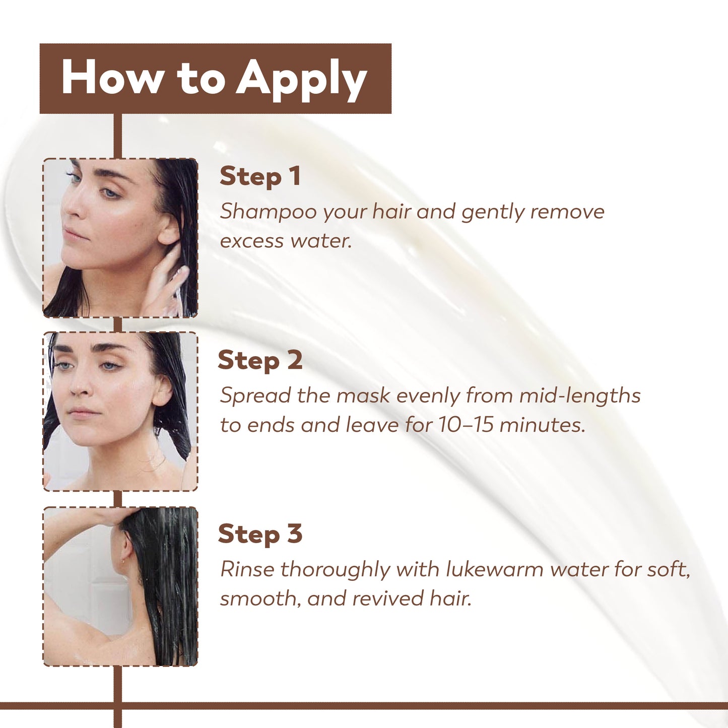 Moolveda Absolut Repair Hair Mask For Frizzy, Dry & Damaged Hair, 150gm