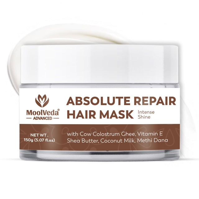 Moolveda Absolut Repair Hair Mask For Frizzy, Dry & Damaged Hair, 150gm