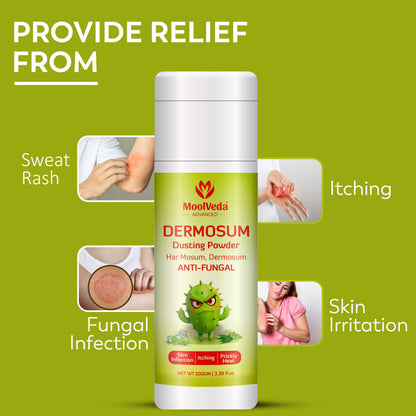 Moolveda Dermosum Anti fungal Dusting Powder, 100gm