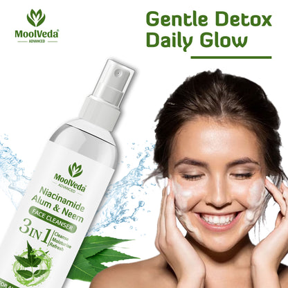 Moolveda Niacinamide, Alum & Neem Face Cleanser-100ml