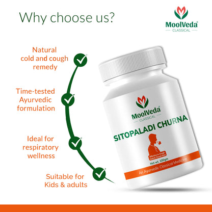 Moolveda Sitopaladi Churna - 100gm