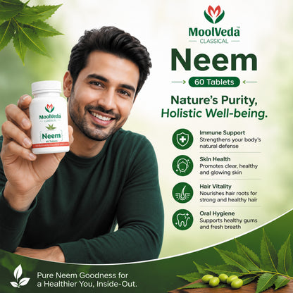 Moolveda Neem Tablets 60 Tablets