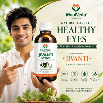 Moolveda Jivanti Syrup for Eye Wellness, 200ml