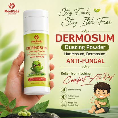 Moolveda Dermosum Anti fungal Dusting Powder, 100gm