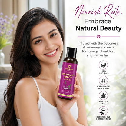 Moolveda Rosemary Onion Hair Oil 100ml