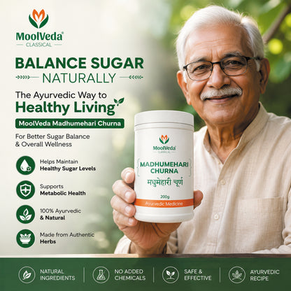 Moolveda Madhumehari Churna for Diabetes Care 200gm