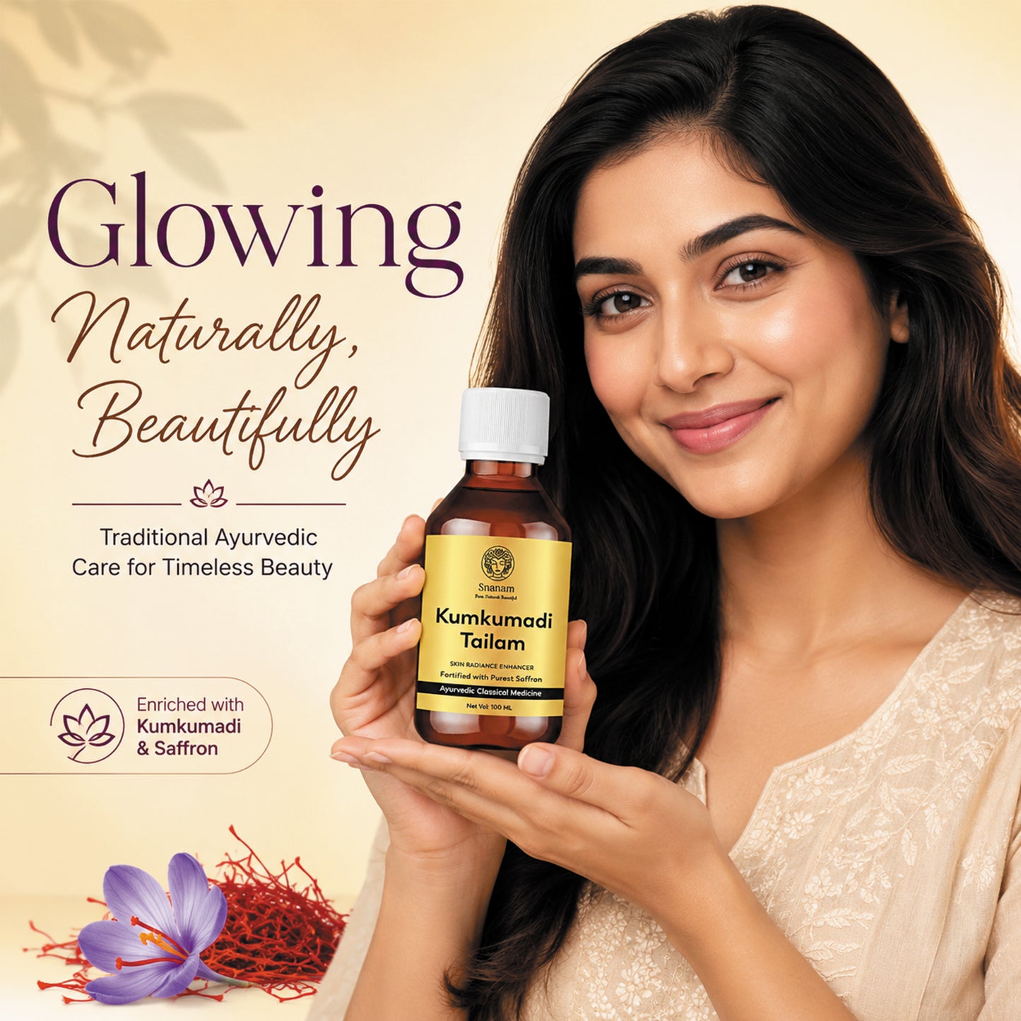 Snanam Kumkumadi Tailam Face Oil 100 ml