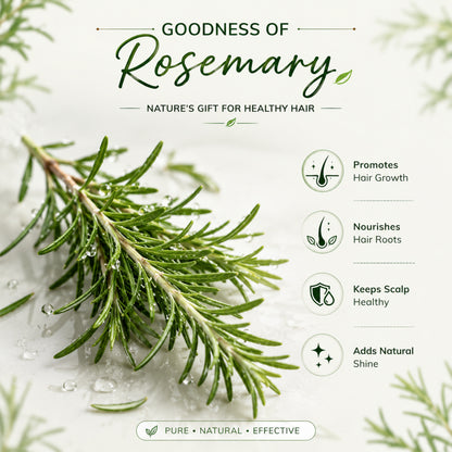 Moolveda Rosemary Water Spray for Hair Growth & Scalp Care | 200ml