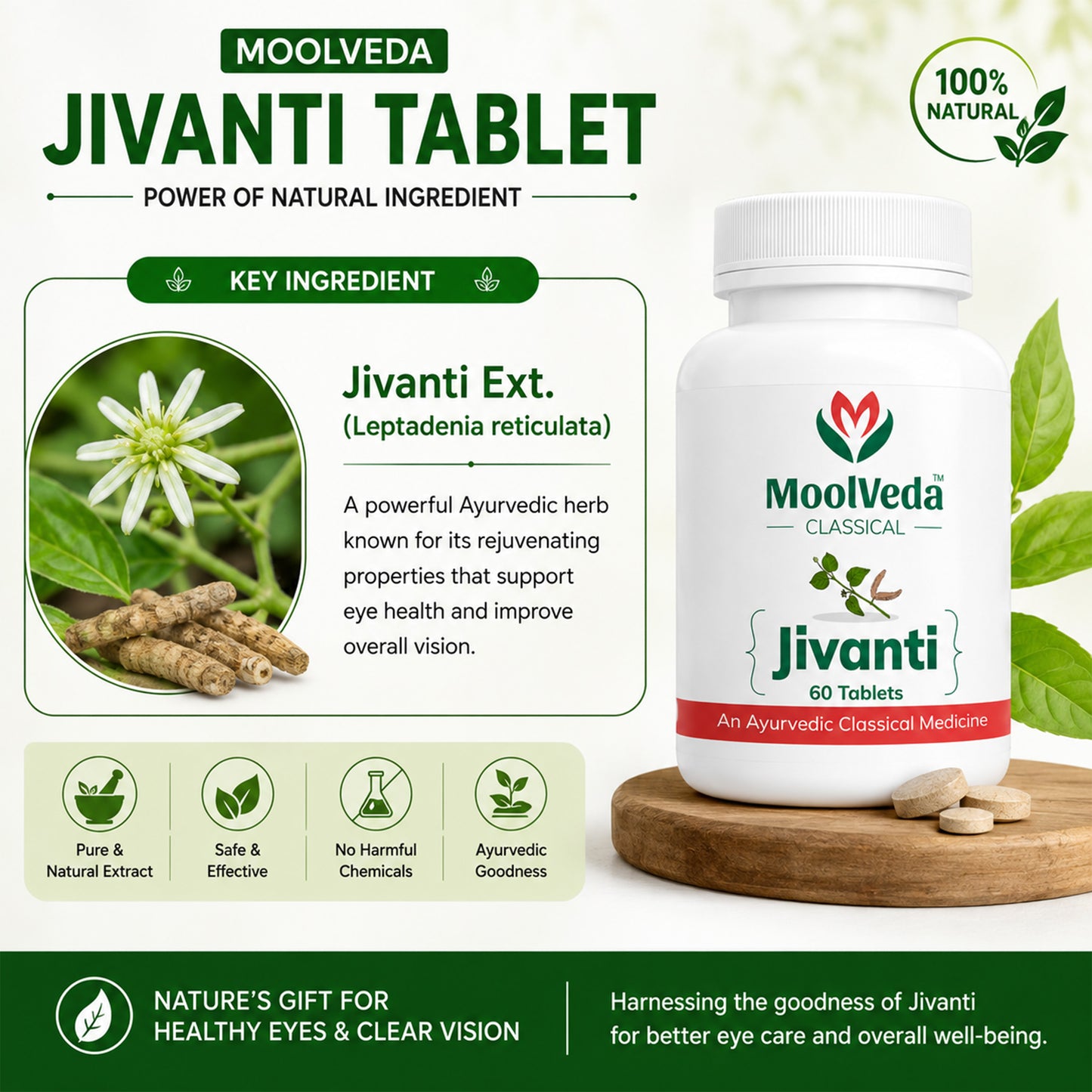 Moolveda Jivanti 60 Tablets