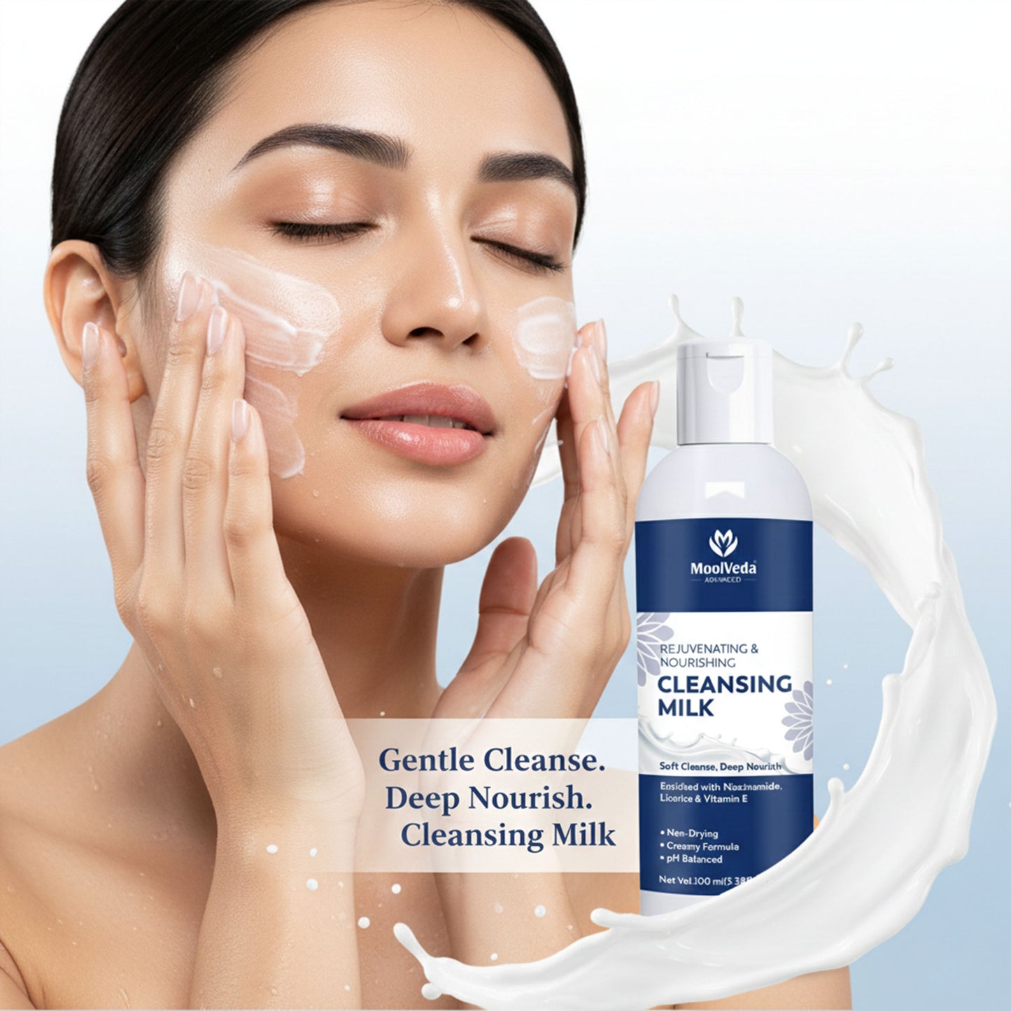 Moolveda Rejuvenating & Nourishing Cleansing Milk 100ml