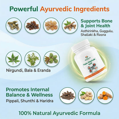 Moolveda Pain Nashak Vati 60 Tablets