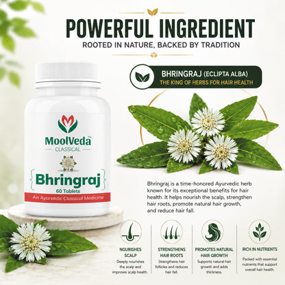 Moolveda Bhringraj 60 Tablets