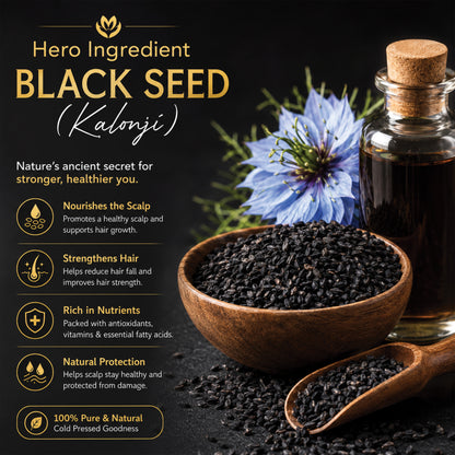 Moolveda Kalonji Oil - Virgin Grade - Black Seed Oil - Nigella Sativa - 100ml