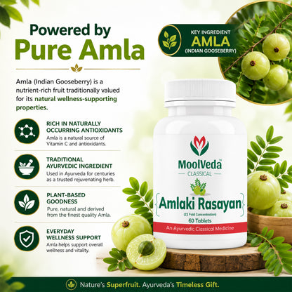 Moolveda Amalaki Rasayan 60 Veg Tablets (Pack Of 2)