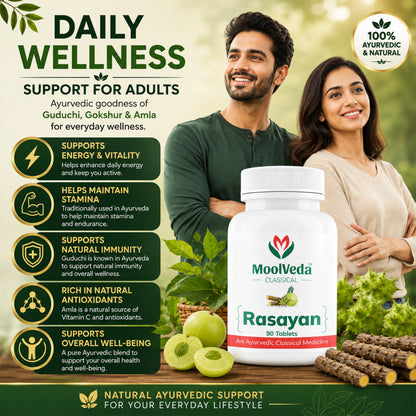 Moolveda Rasayan Tablets, 90 Veg Tablets