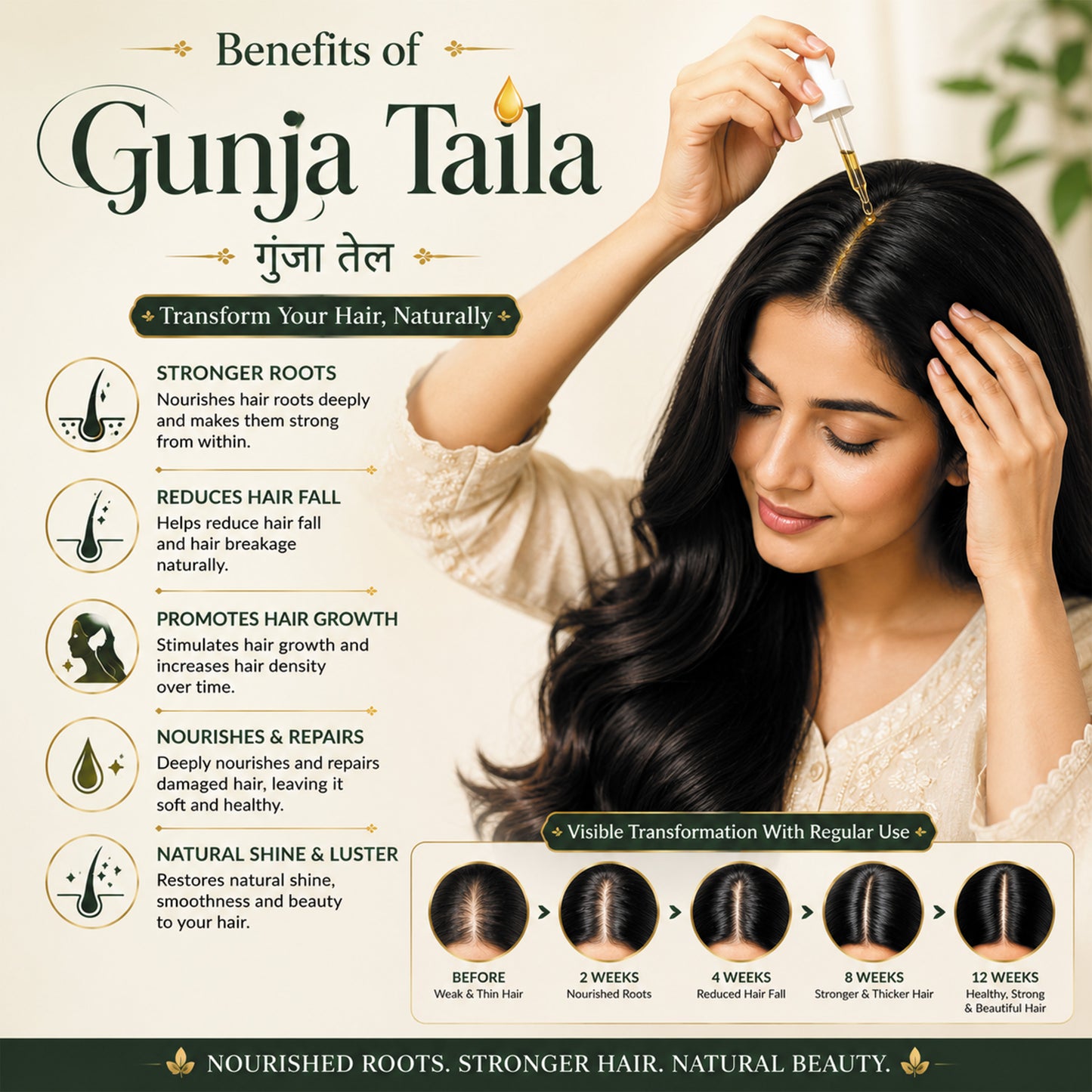 Moolveda Gunja/Gunjadi Taila (Oil) - 100ml