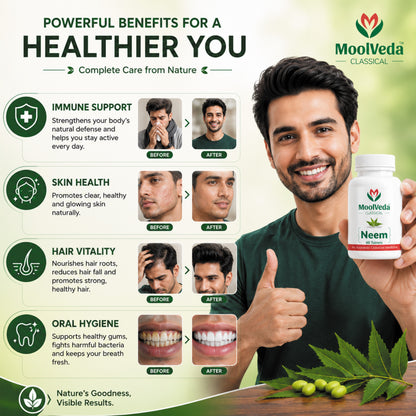 Moolveda Neem Tablets 60 Tablets