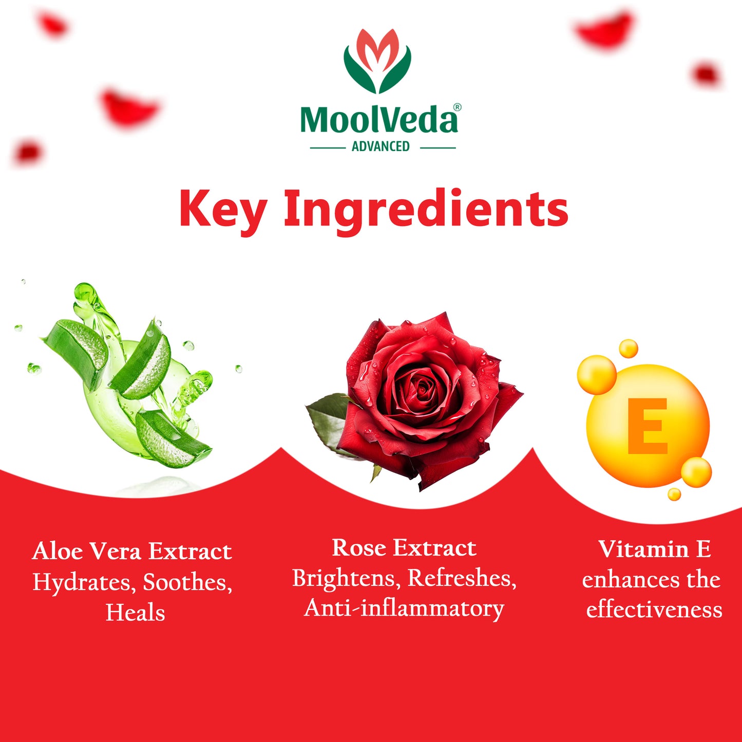 Moolveda Aloe Vera Rose Gel-150gm