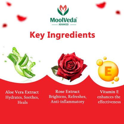 Moolveda Aloe Vera Rose Gel-150gm