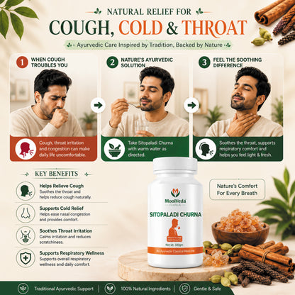 Moolveda Sitopaladi Churna - 100gm