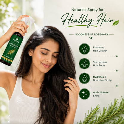 Moolveda Rosemary Water Spray for Hair Growth & Scalp Care | 200ml