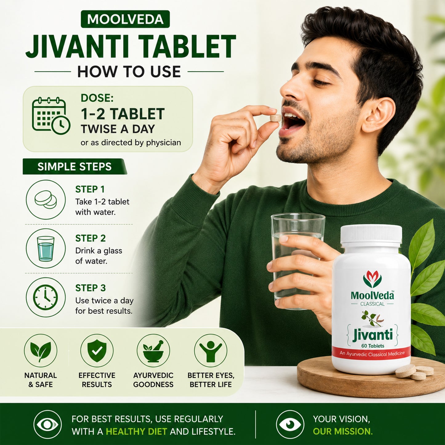 Moolveda Jivanti 60 Tablets