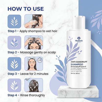 Moolveda Anti Dandruff Shampoo 250ml