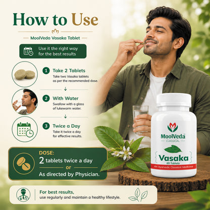 Moolveda Vasaka 60 Tablets