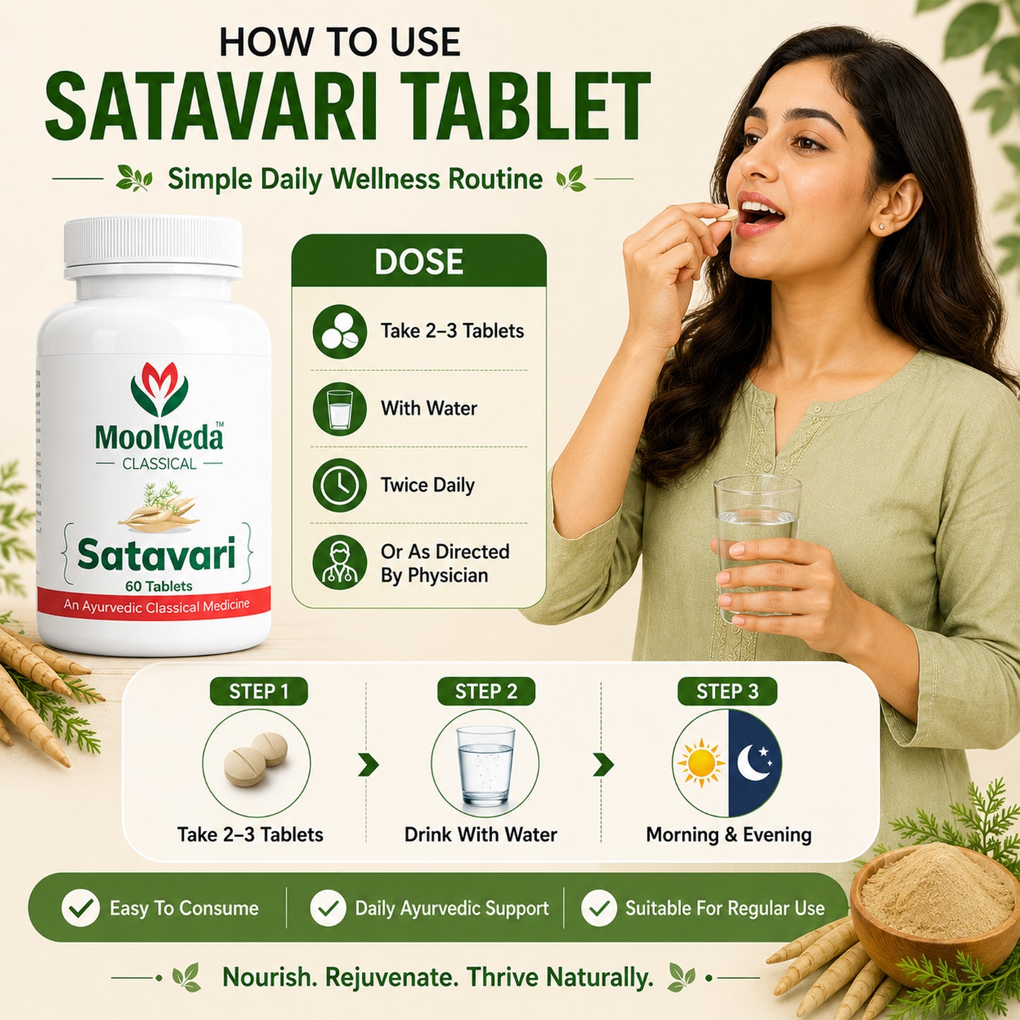 Moolveda Satavari 60 Tablets