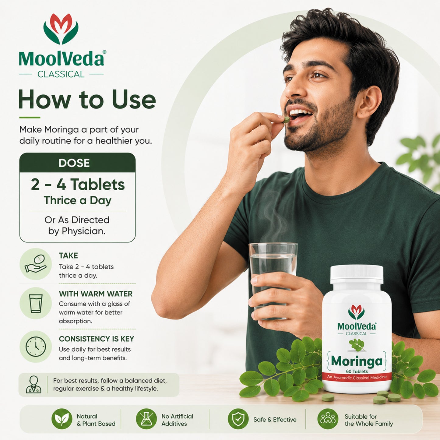 Moolveda Moringa 60 Tablet