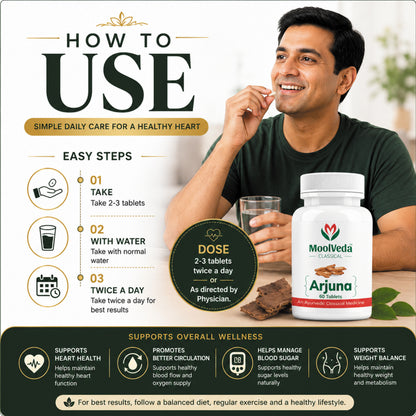 Moolveda Arjuna - 60 Tablets