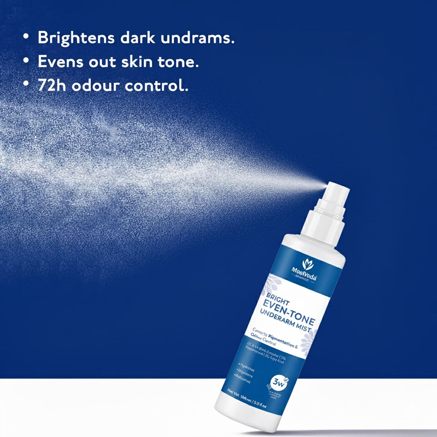 Moolveda Bright Underarm Mist – Daily Brightening & Freshness Spray 100ml