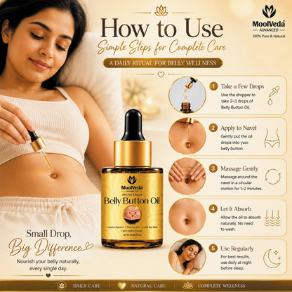 Moolveda Belly Button (Nabhi) Oil, 20ml