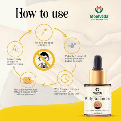 Moolveda Belly Button (Nabhi) Oil, 20ml