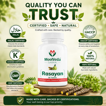 Moolveda Rasayan Tablets, 90 Veg Tablets