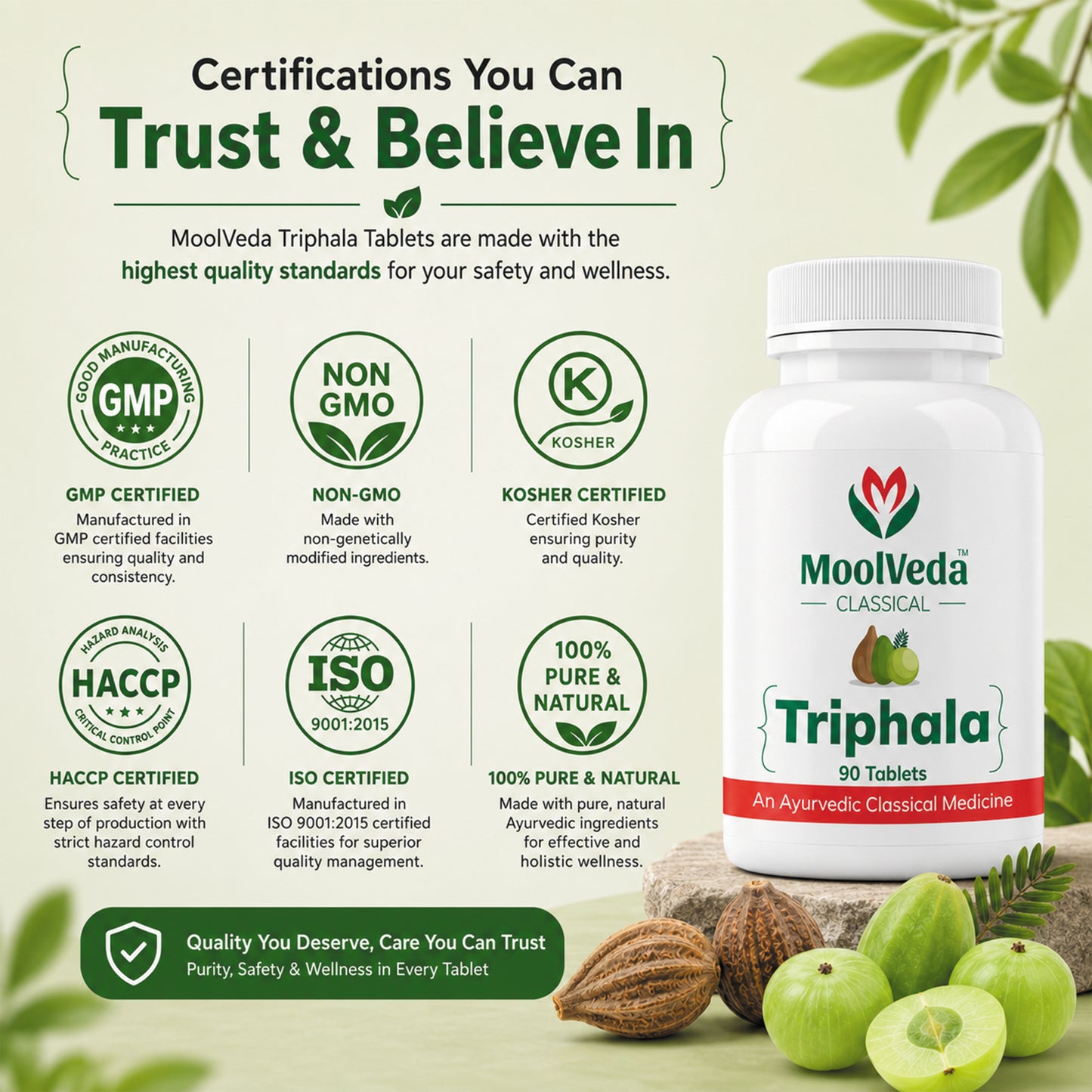 Moolveda Triphala Tablets, 90 Tablets