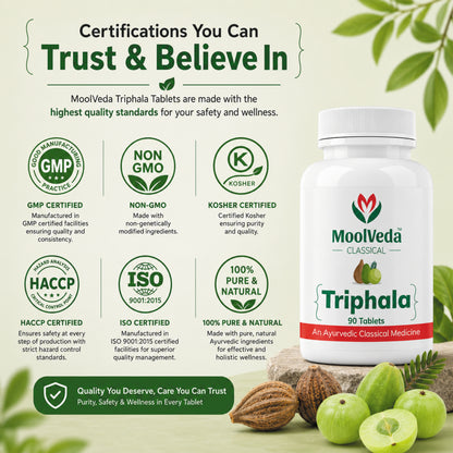 Moolveda Triphala Tablets, 90 Tablets