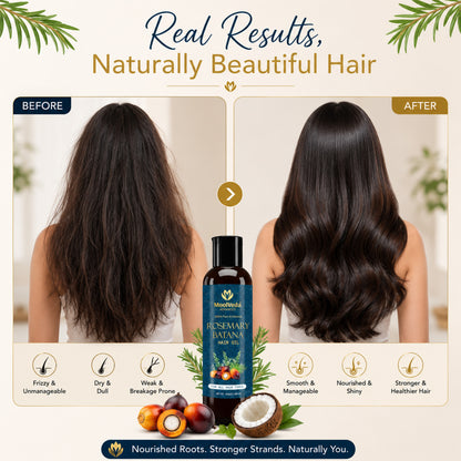 Moolveda Rosemary Batana Hair oil - 100ml