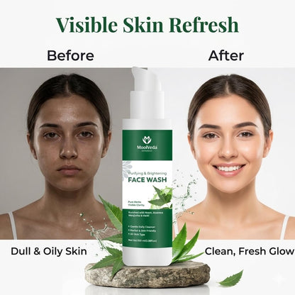 Moolveda Purifying & Brightening Face Wash, 100ml
