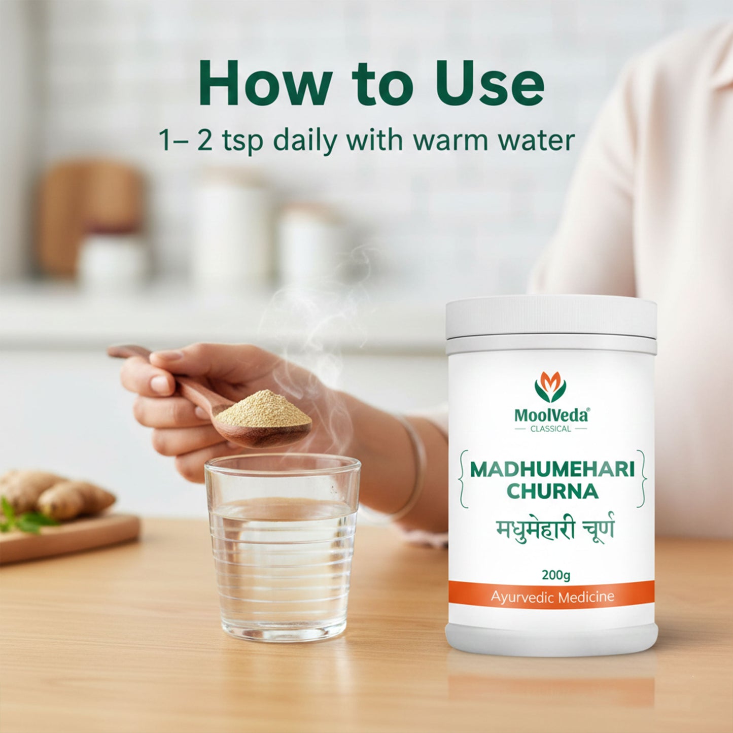 Moolveda Madhumehari Churna for Diabetes Care 200gm