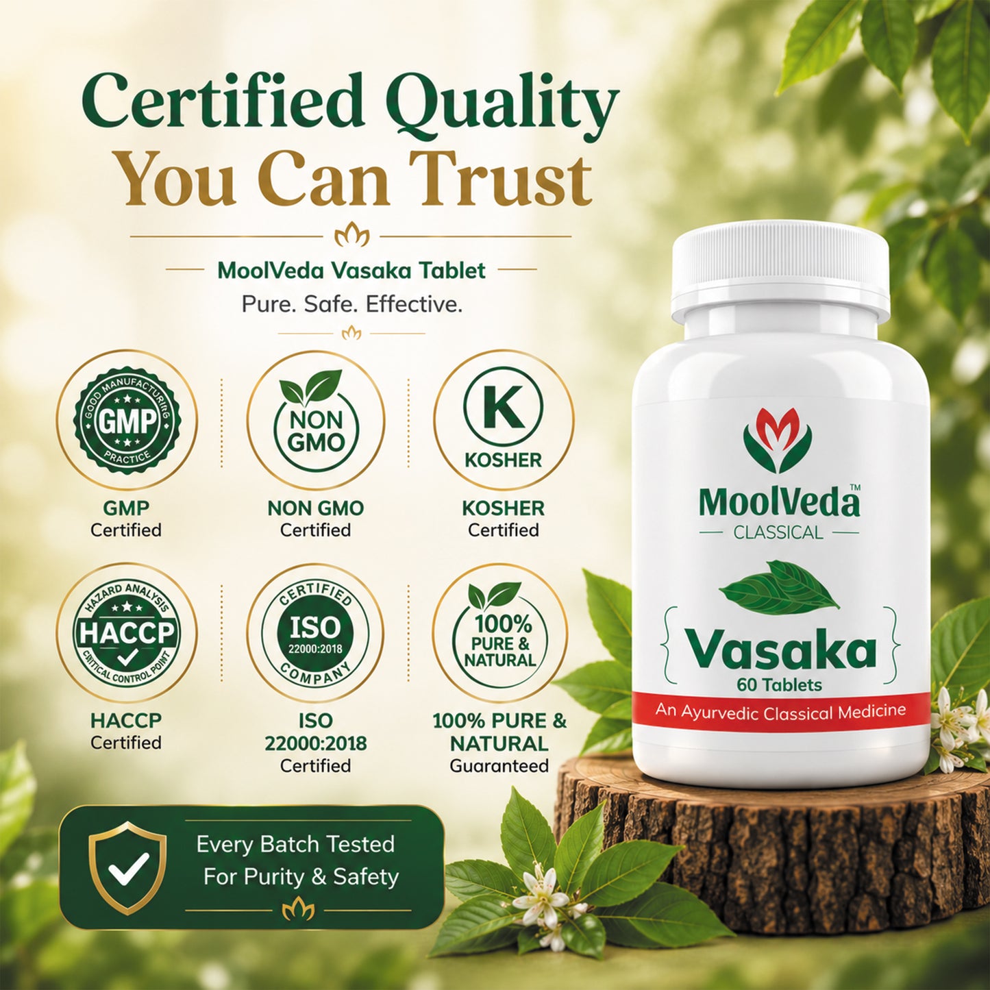 Moolveda Vasaka 60 Tablets