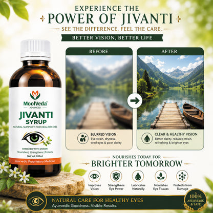 Moolveda Jivanti Syrup for Eye Wellness, 200ml