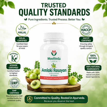 Moolveda Amalaki Rasayan 60 Veg Tablets (Pack Of 2)