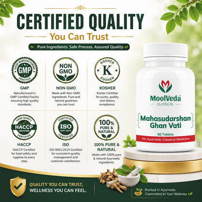 Moolveda Mahasudarshan Ghan Vati 60 Tablet