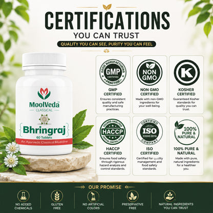 Moolveda Bhringraj 60 Tablets