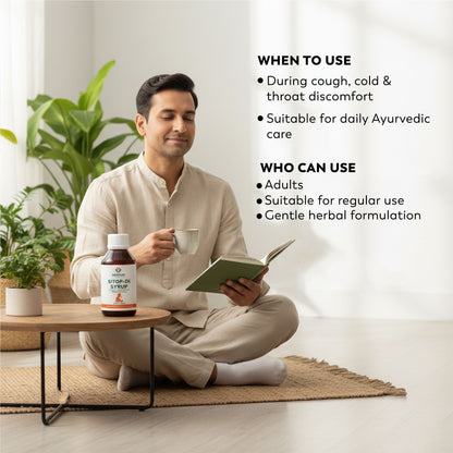 Moolveda Sitopdi (Sitopaladi) Syrup for Cough, Cold & Sore Throat 100ml