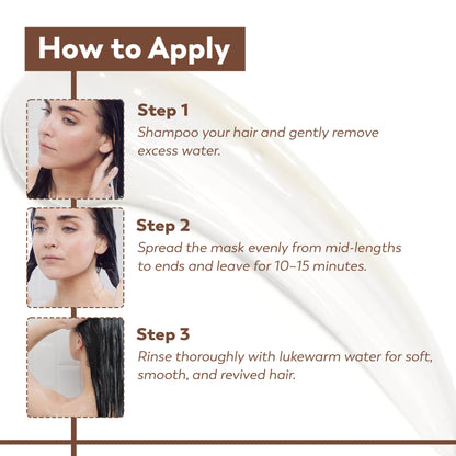 Moolveda Absolut Repair Hair Mask For Frizzy, Dry & Damaged Hair, 150gm