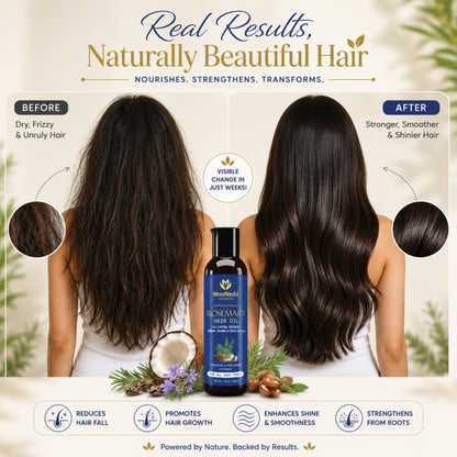Moolveda Pure Rosemary Hair Oil-100ml