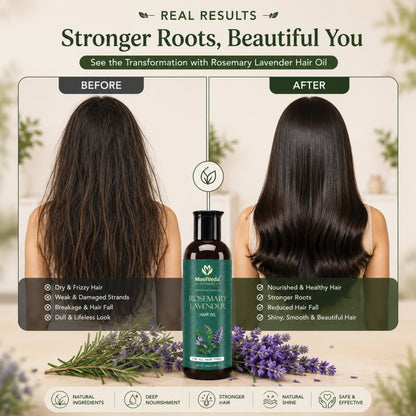 Moolveda Rosemary Lavender Hair Oil-100ml