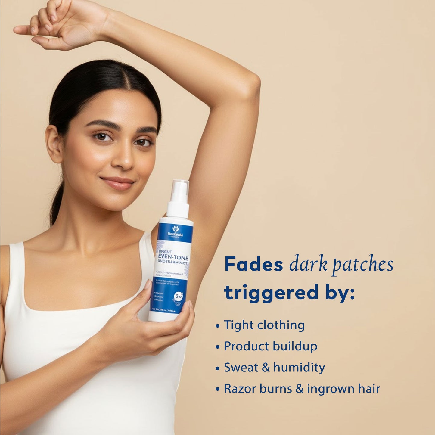 Moolveda Bright Underarm Mist – Daily Brightening & Freshness Spray 100ml